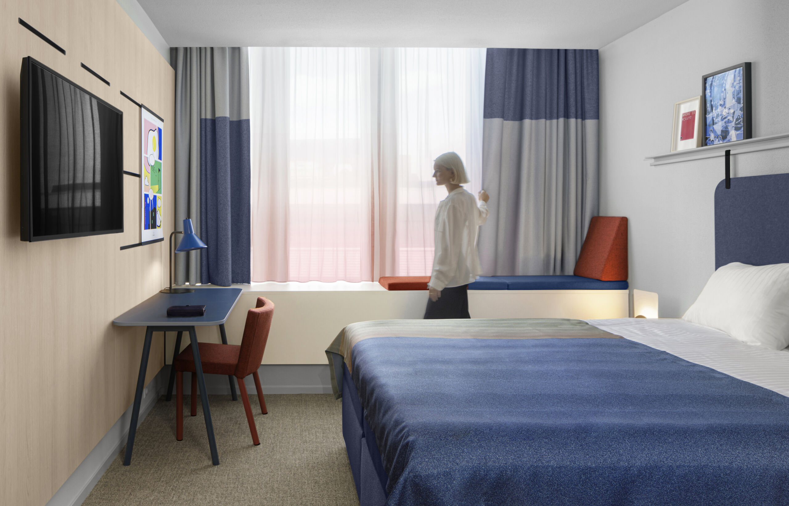 143_Casa_HR-10B_Hotel-Room-Student-Amsterdam_Gradient-Sheer-Curtain-Bed_Lensvelt-i29